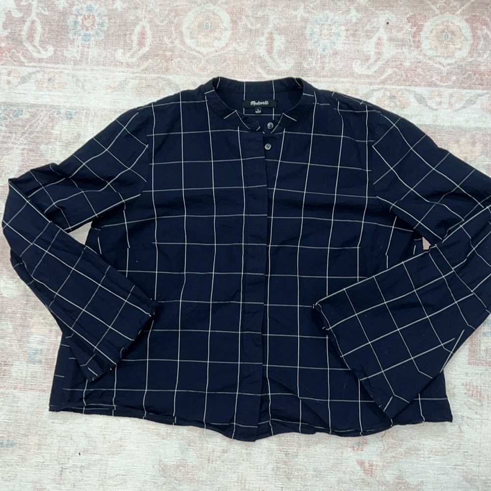 Madewell Flowy button up top
